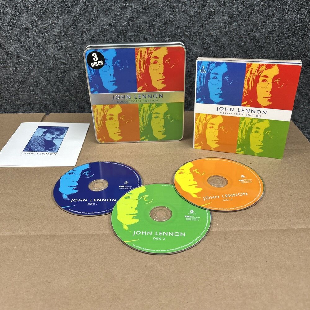 John Lennon [Collector's Tin] John Lennon (CD, 2008, 3 Discs)
